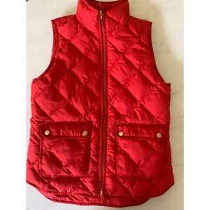 J Crew Mercantile Quilted Puffer Vest